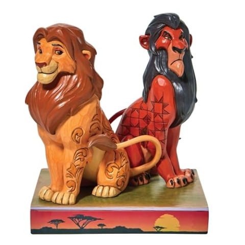 Disney Traditions Simba And Scar Figurine