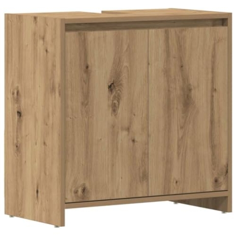 vidaXL Waschbeckenunterschrank Artisan-Eiche 60x33x60 cm, Waschbeckenschrank, Waschtischunterschrank, Waschtisch Unterschrank, Waschtisch