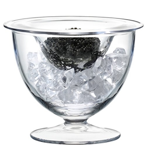 LSA Serve Kaviar Set, Glas, Clear, Ø14cm