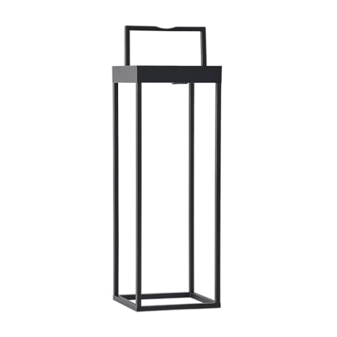 Lucande LED Solarleuchten Lynzy dimmbar (Modern) in Schwarz aus Aluminium (1 flammig,) - Solarlampe Solarleuchte Garten