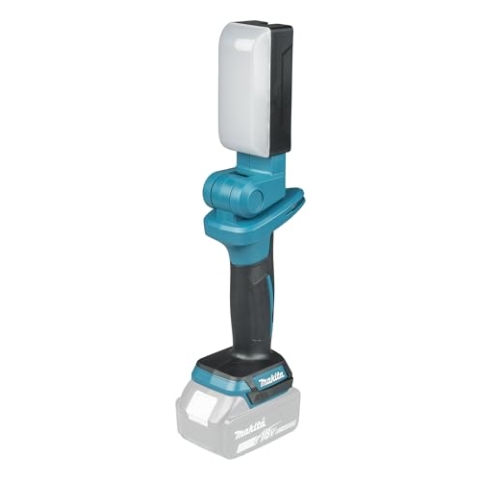 Makita DML816X LED-Akku-Arbeitsleuchte 14,4V-18V (ohne Akku & Ladegerät), mit Diffusor, max. 500 Lumen, 3 Helligkeitsstufen, Leuchtkopf um 270° schwenkbar