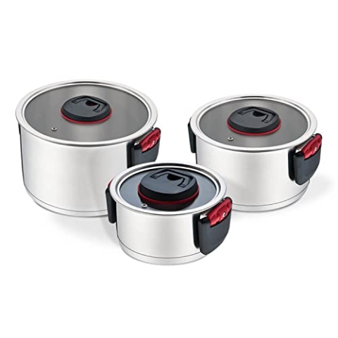 Maestro MR-3530-6 Topfset mit klappbaren Griffen, 6-teiliges Kochgeschirr