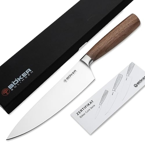 BÖKER SOLINGEN® Core Küchenmesser klein - geschmiedetes Chefmesser 16 cm extrem scharf - Premium Kochmesser aus Solingen - in edler Geschenkbox