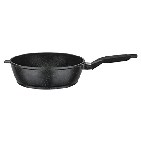 GSW 457286 TITANIUM GRANIT Bratpfanne FerroTherm - 28cm, Schwarz