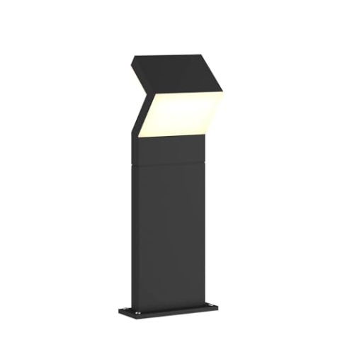 Arcchio LED Außenleuchte Havin (Modern) in Schwarz aus Aluminium (2 flammig,) - Wegeleuchte Pollerleuchte Wegelampe Sockelleuchte