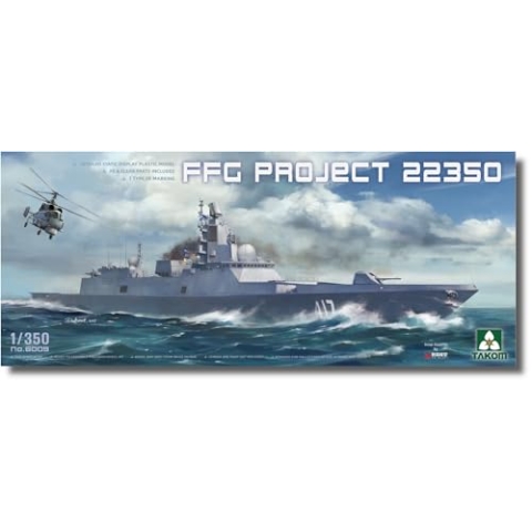 TAKOM TAK6009 FFG Project 22350 Admiral Gorshkov-class frigate russian navy Maßstab 1:350 Modellbau Plastikbausatz