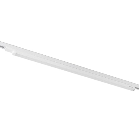 Arcchio LED Stromschienenstrahler Harlow (Modern) in Weiß aus Aluminium, Arbeitszimmerleuchte