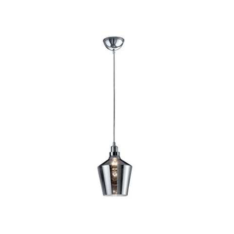 Trio Leuchten Calais Pendelleuchte, Metall, E27, Glas smoke