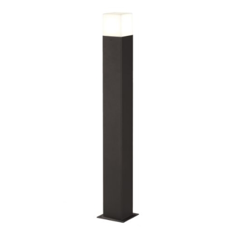 Trio Leuchten LED Außen-Wegeleuchte, Aluminiumguss, inklusiv 1 x E14, 4 W, Höhe 80 cm, anthrazit 420060142
