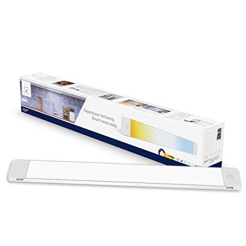 tint Smarte LED-Unterbauleuchte ALBA – Steuerbar per Alexa oder Fernbedienung – Dimmbare Küchen- oder Regalbeleuchtung mit weißem Licht 2700-6500 K – 50 cm