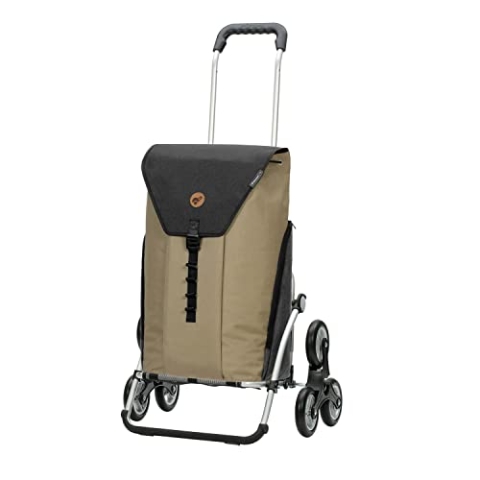 ANDERSEN Einkaufstrolley - Treppensteiger Royal Shopper Ture beige 50 L Einkaufswagen,robust,vielseitig, Aluminium, klappbar, Räder abnehmbar, ...