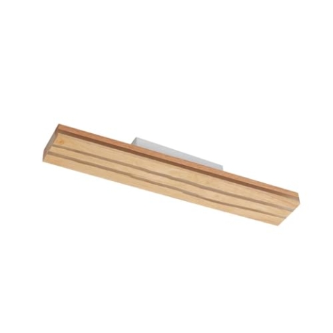 Lucande LED Deckenleuchte Silja (Modern) aus Holz (1 flammig,) - Lampe Deckenlampe Wohnzimmerleuchte