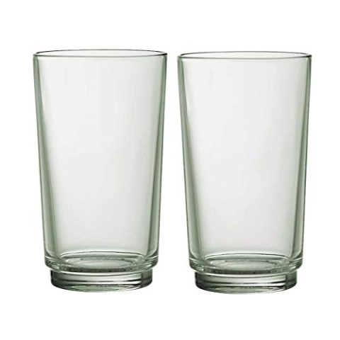 like. by Villeroy und Boch it's my match Longdrink mineral 2 tlg., Einsteigerset mit zwei Longdrink-Gläsern in zartem Grün, Kristallglas, spülmaschinengeeignet