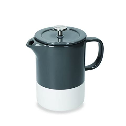 La Cafetière Cool Grey Ceramic Cafetière Barcelona Cool Grey Keramik, 850 ml, Grau