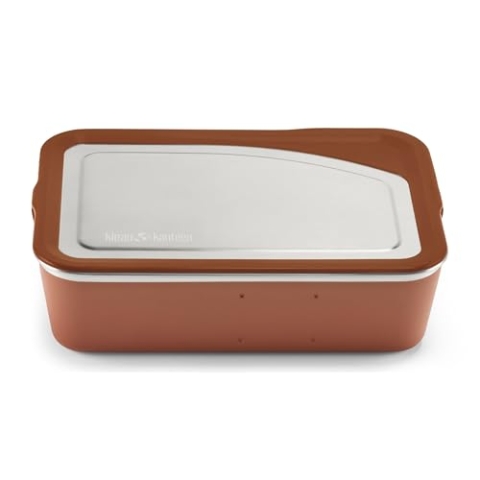 Klean Kanten Rise Big Meal Box Brotdose aus Edelstahl in der Farbe Autumn Glaze, auslaufsicher, 1626ml, 1010628