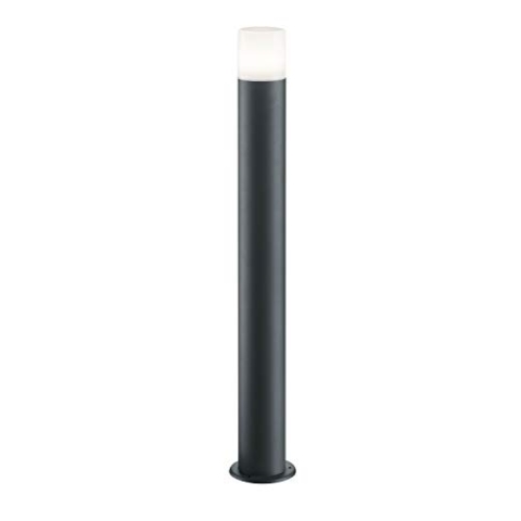 Trio Leuchten Außen Stehleuchte Hoosic 424060142, Aluminium Druckguss anthrazit, Kunststoff weiß, exkl. 1x E27