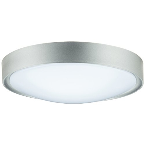 Trio Leuchten LED Deckenleuchte 659011887 Clarimo, Kunststoff titanfarbig, Schirm Acryl weiß, 18 Watt LED