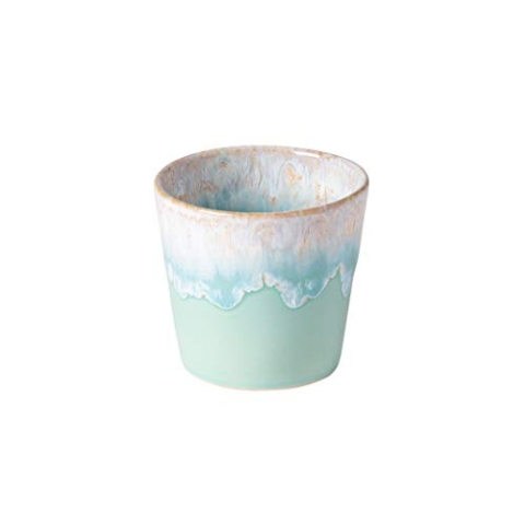 Costa Nova, Grespresso Kollektion, Steinzeug Geschirr, Lungo-Becher, wasserblau, 0.21 L, 6 teilig