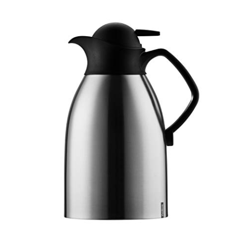 Helios Enduro Push Edelstahl-Isolierkanne, matt, 1,5 Liter