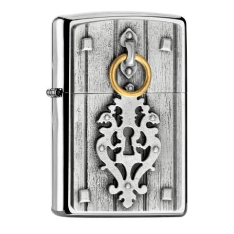 Zippo PL 200 Come IN Feuerzeug, Chrom, silber, 6 x 3.8 x 1.8 cm