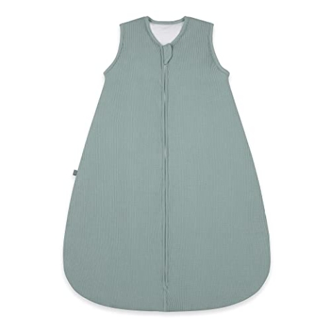 emma & noah Baby Schlafsack 2.5 TOG, Strampelsack für den Herbst und Winter in vielen Farben, Bio-Baumwolle, Oeko-TEX Zertifiziert, Schlafsack für Neugeborene (Essential Mint, 80 cm)