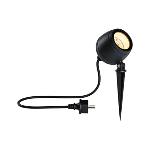 Paulmann 94770 LED Gartenstrahler Kikolo Smart Home Zigbee IP65 6,2W 400lm dimmbar 261mm Anthrazit Kst/Alu 2200-3000K Tunable Warm