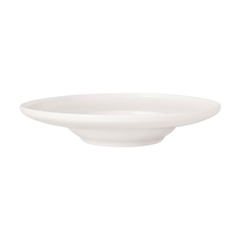Villeroy & Boch - Afina Pastateller aus Premium Porzellan, ø 29 cm, tiefer Teller für Nudeln Salate & Suppen, Made in Germany, spülmaschinenfest und mikrowellensicher, stapelbar, weiß, 4er Set
