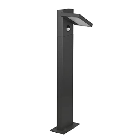 Trio Leuchten LED Außen Wegeleuchte Horton 526360142, Aluminium Druckguss Anthrazit, inkl. 8 Watt LED, inkl. Bewegungssensor