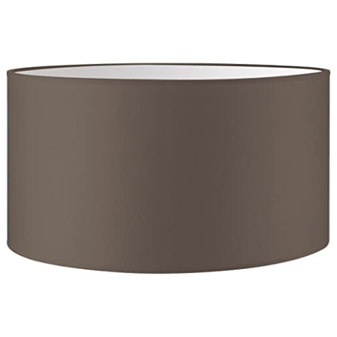 Home Sweet Home Moderner Lampenschirm Bling | Zylinder |50/50/25cm | Taupe | Stoff-Lampenschirm aus Baumwolle | für E27 Lampenfassung | RoHS-geprüft | geeignet für Pendelleuchte