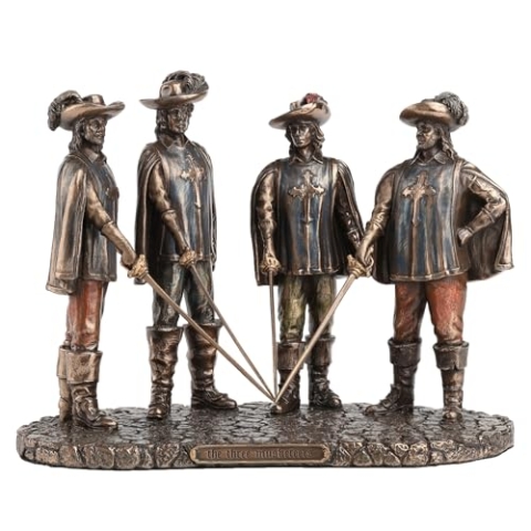 Veronese Design The Muskeeers All for One Bronze-Statue