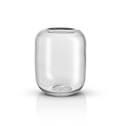 EVA SOLO | Acorn Vase H 16,5 | Dekorative Glasvase in Einer schlichten und organischen Formsprache | Clear
