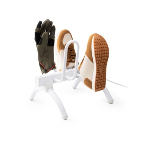 InnovaGoods Beheizter Schuhständer Droe 40 W 2 Paar, Weiß