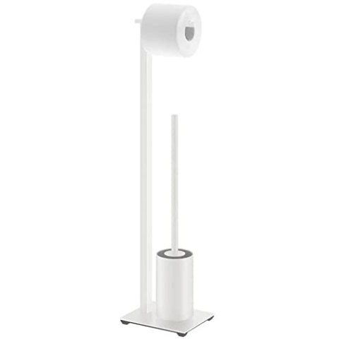 ZACK Toilet butler, White, Stainless Steel