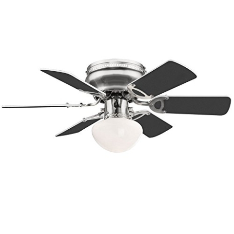 Decken Ventilator MDF Wohnraum Kühler Ess Zimmer Lampe Glas Leuchte Globo 0307W