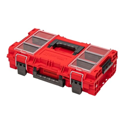 Toolbrothers RHINO XL Werkzeugkoffer ULTRA Comfort+ Höhe M 13,5 l IP66 mit herausnehmbaren Trennwänden + Boxen