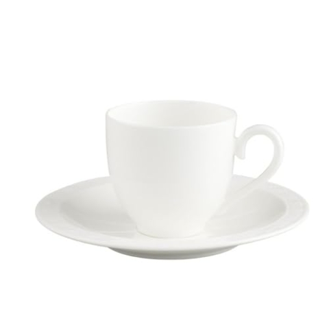 Villeroy & Boch White Pearl Mokka-/Espressotasse 2tlg.