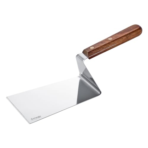 triangle 35 546 15 00 Plancha-Palette 15 cm breit, Nussbaum Made in Solingen/Germany professionelle Qualität mit Holzgriff