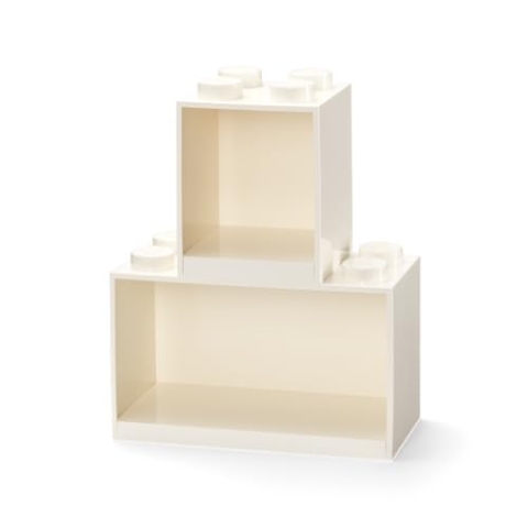 Room Copenhagen LEGO Baustein-Regalset, 2 Stk. - Weiss