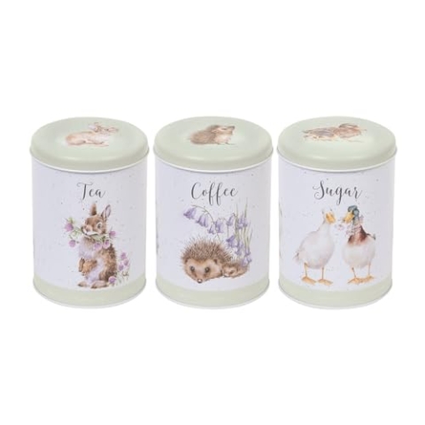 Wrendale Designs by Hannah Dale The Country Set' Country Animal Tea Coffee Sugar Set
