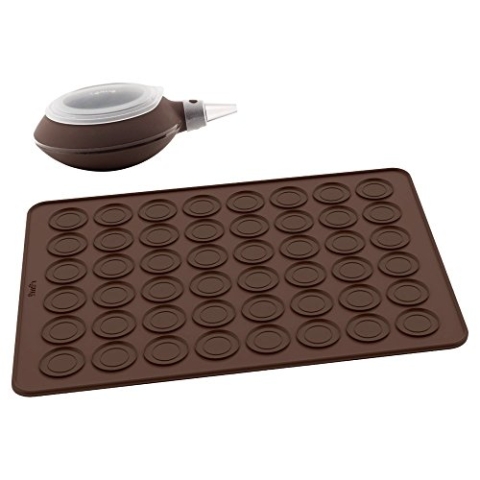 Lékué Macarons-Backset, braun Kit macaron