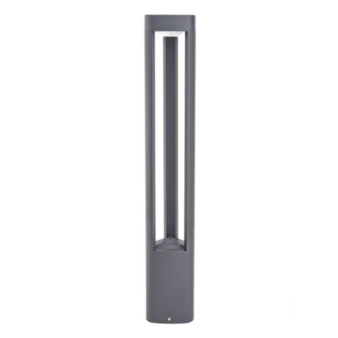 Lucande LED Außenleuchte Pirron (spritzwassergeschützt (Modern) in Schwarz aus Aluminium (90 flammig,) - Wegeleuchte Pollerleuchte Wegelampe Sockelleuchte