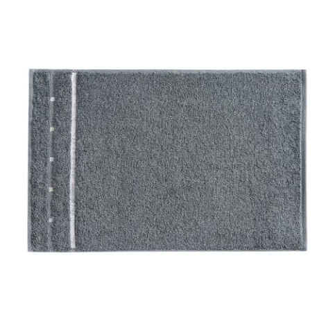 Vossen Quadrati Uni Gästetuch 3er Set Größe: 30 x 50 cm Farbe: 053 / dunkelgrau/weiß