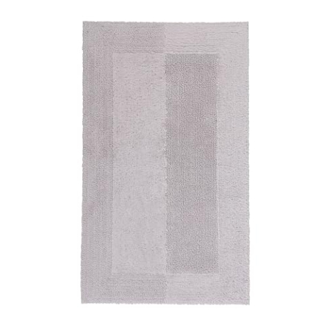 Kleine Wolke 5418146360 Badteppich Havanna, 60 x 100 cm, silbergrau, Grau