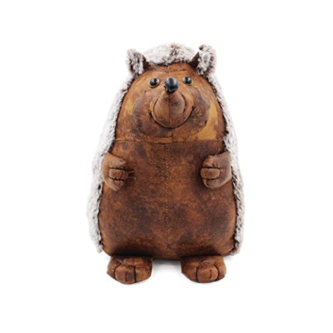 Lesser & Pavey LP40959 Igel-Türstopper, Kunstleder, Braun, Einheitsgröße