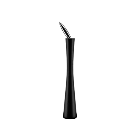 Alessi,MP1562,Pfeffermühle AA8aus Buchenholz,schwarz, 4 x 51 x 4.7 cm