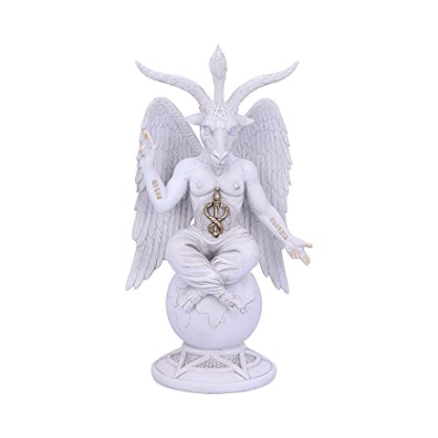 Nemesis Now B5260S0 Dark Lord 26 cm weiße Baphomet-Figur
