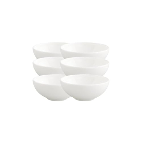 Villeroy & Boch 10-4412-3810 Royal Dessertschale, Porzellan, Weiß, 15.21 x 15.5 x 17.7 cm, 6 Einheiten
