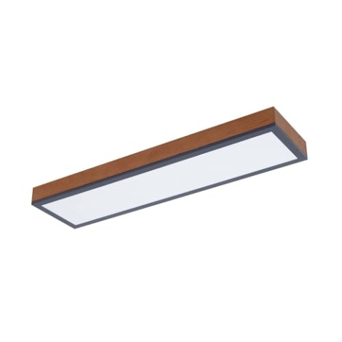 Lindby LED Deckenleuchte Laviona (Modern) aus Holz (1 flammig,) - Lampe Deckenlampe Wohnzimmerleuchte