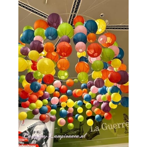 Lampions Paket FARBE MIX - 54 St.