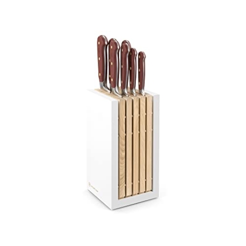 WÜSTHOF Classic Messerblock mit 7 Messern, Tasty Sumac (Dunkel-Rot)
